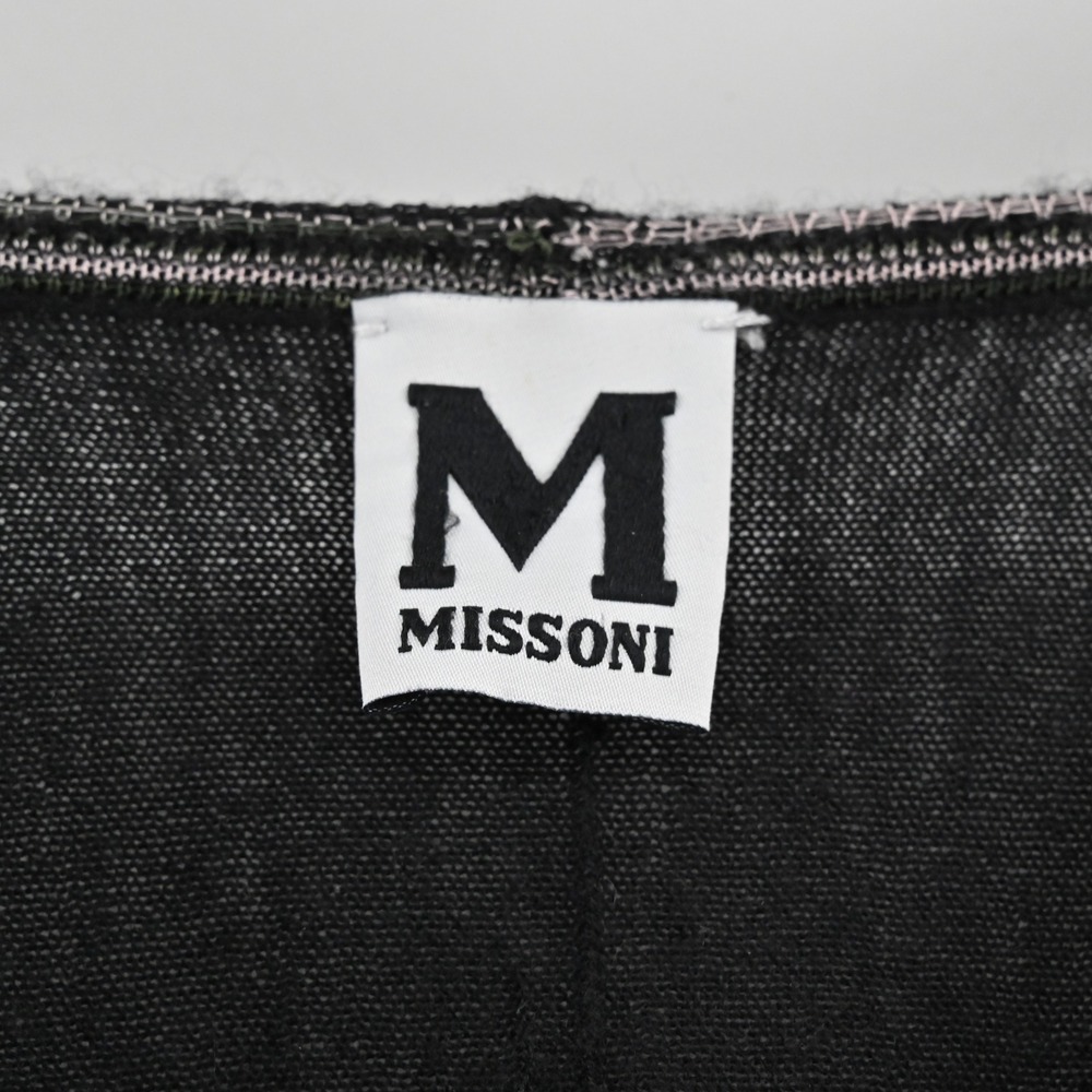 Missoni Womens Cashmere Silk Sweater Size 6 Black Ruched Sleeve Quiet Luxury - Picture 6 of 14